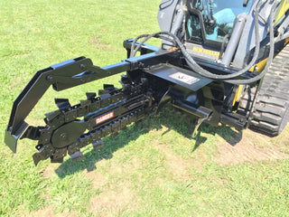 Premier Trencher | Model T155 - T350 | Max Trench Width 12" | 15-45 GPM | For Skid Steers