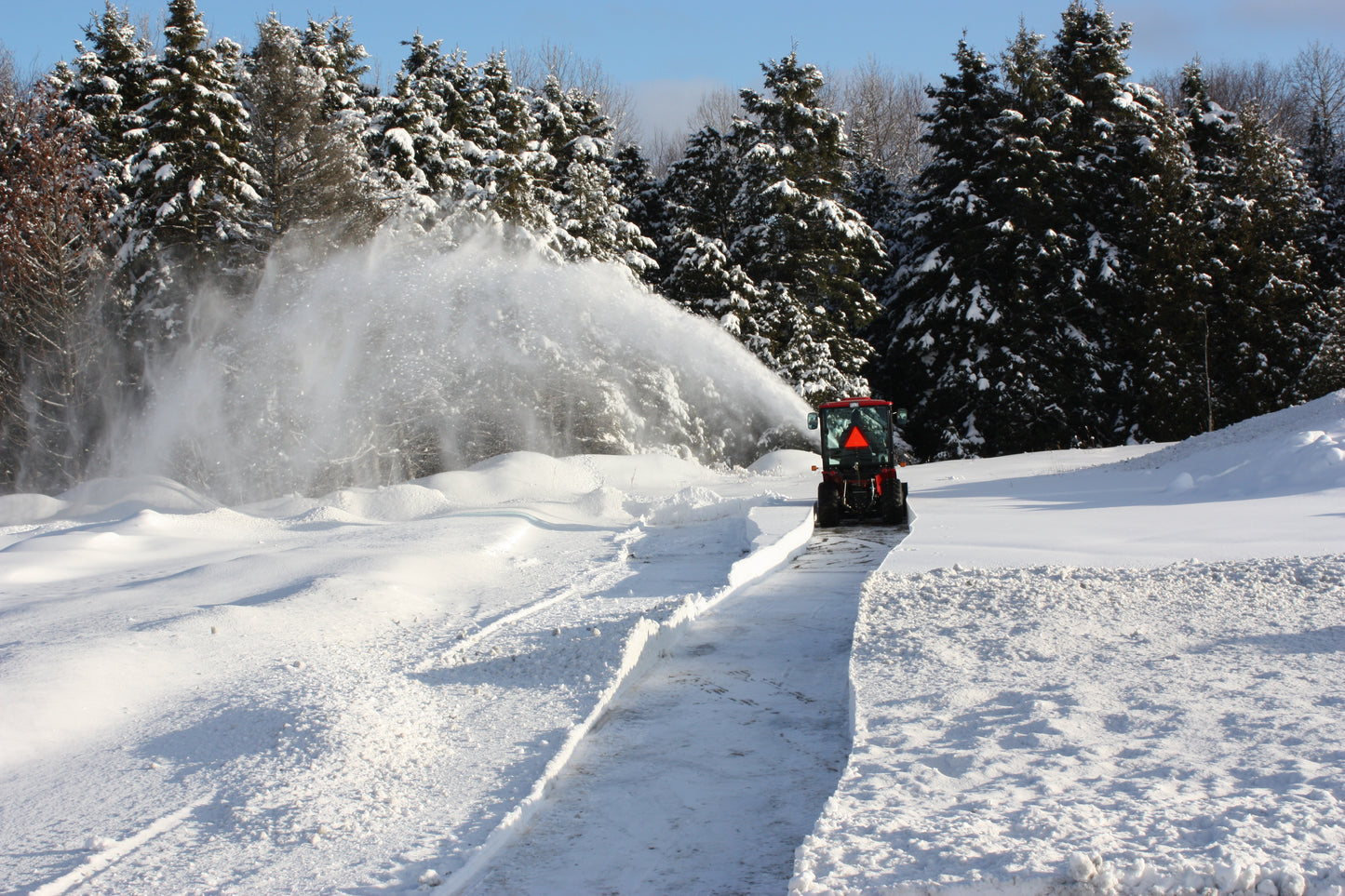 Bercomac 56" Front Mount Berco Snowblower | TYM T254  & Branson Series & McCormick Series | Weight 470 lbs | For Compact & Agricultural Tractor