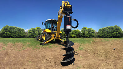 Premier Backhoe Earth Auger Drives | 2-Speed High Flow | Heavy Duty High Flow Types | For Backhoe