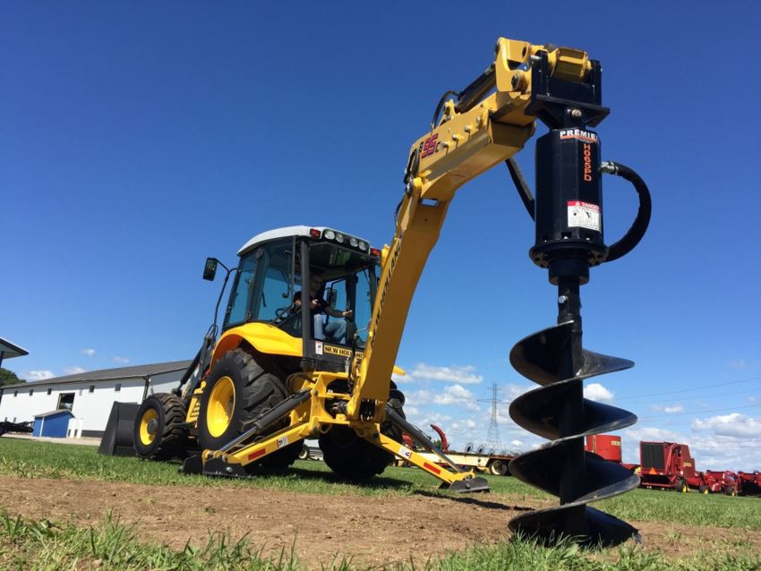 Premier Backhoe Earth Auger Drives | 2-Speed High Flow | Heavy Duty High Flow Types for Backhoe