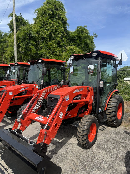 KIOTI | Hydrostatic Cab Tractor with Loader | CK2620SE | 54.5" Width | 24.5 HP | For Agricultural and Landscaping Tasks