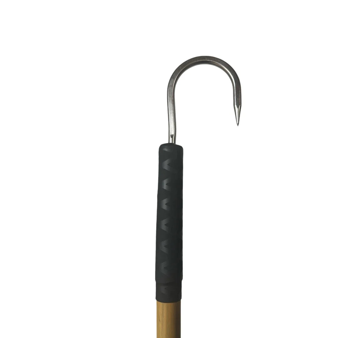 LT Marine Calcutta Bamboo Gaff | 6’ & 8’ Lengths | 3” & 4” Winthrop J Hook Options | Heavy-Duty Saltwater Fishing