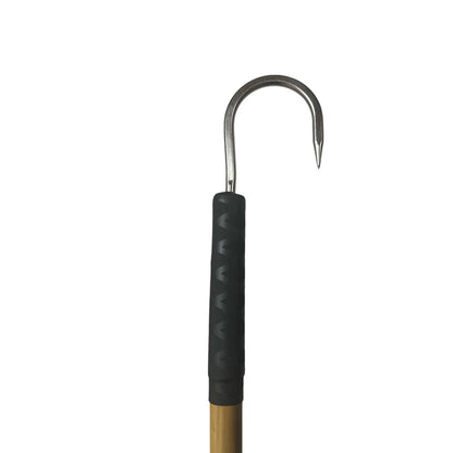 LT Marine Calcutta Bamboo Gaff | 6’ & 8’ Lengths | 3” & 4” Winthrop J Hook Options | Heavy-Duty Saltwater Fishing