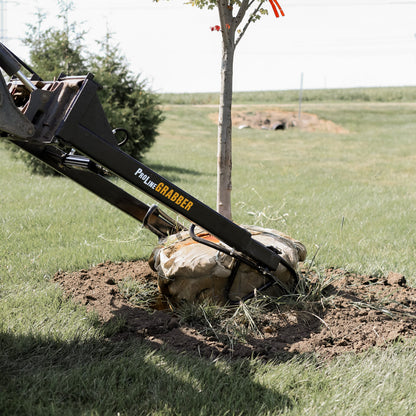 ProLine Tree Planting Equipment | Model Grabber XL | Width 54" | Rootball Capacity 32"-54" | Reach 8' | Hydraulic Flow Range 15–25 GPM | For Skid Steers