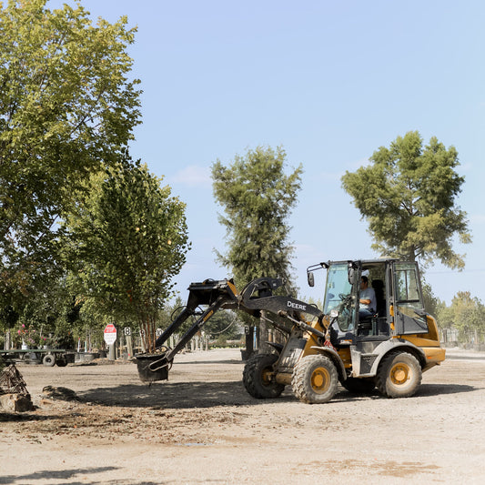 ProLine Tree Planting Equipment | Model Grabber Standard | Width 42" | Rootball Capacity 14″-42″ | Reach 8' | Hydraulic Flow Range 15–25 GPM | For Skid Steers