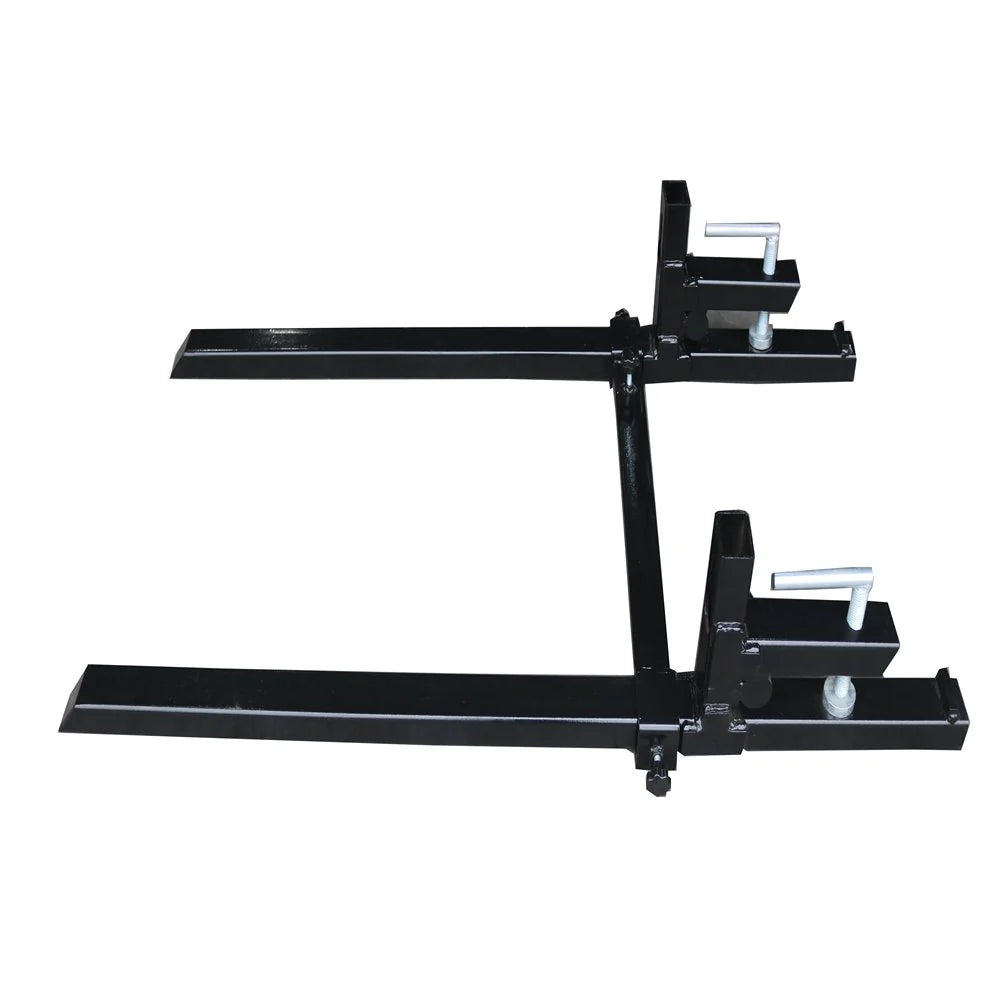 Landy Attachments Pallet Fork Frame & Clamp on Forks | Width 49" | 16 GPM | 20-30 HP | For Skid Steers & Tractors