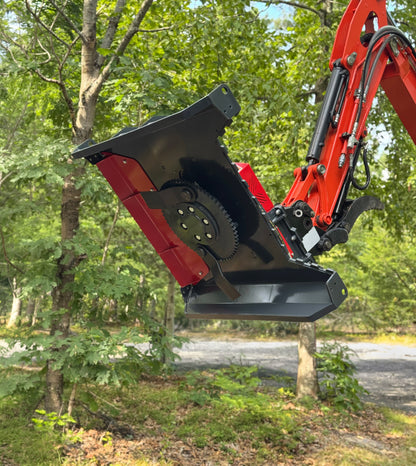 Mongo Attachments Rotary Brush Cutter | Model MRC50 | Width 50" | 16–18 GPM | 6 Ton | For Excavators