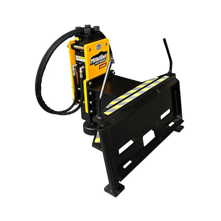 Montana | Post Driver | Models 400E, 750R, 1000E, 1500E | Height 41", 48" & 61" | Width 50" | Hydraulic Flow 7–27 GPM | For Skid Steers