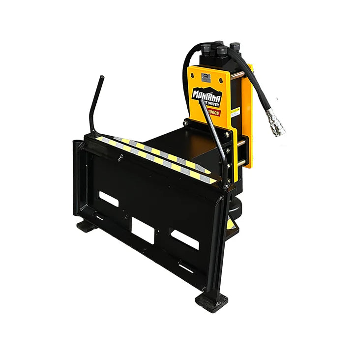 Montana | Post Driver | Models 400E, 750R, 1000E, 1500E | Height 41", 48" & 61" | Width 50" | Hydraulic Flow 7–27 GPM | For Skid Steers