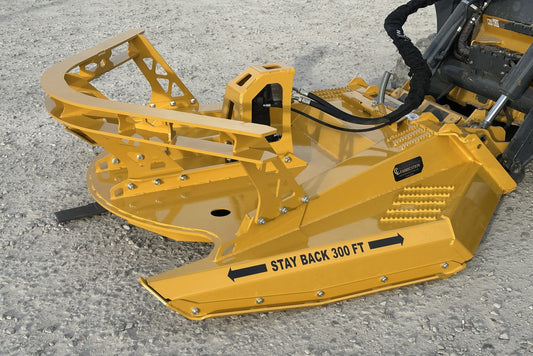 CL Fabrication Brush Cutter | Width 72"-84" inches | Oil Flow Range 25-40 GPM | For Skid Steer Loaders