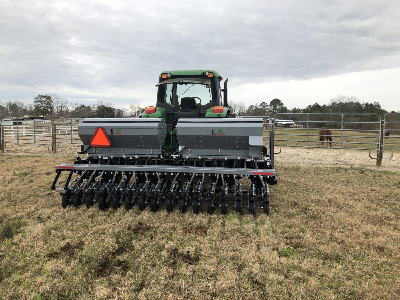 1st Products No Till Drill - 12ft MULTI-drill | ND-144 3pt & Pull Type