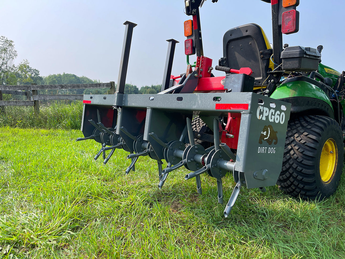 Dirt Dog Compact Aerators and Pluggers(CPG and CAR) | 49", 62", 74" Overall Width | 20-60HP | For Tractor