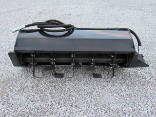 Loflin Fabrication Tiller | 80" Width | 250CC Hydraulic Motor | 640 lbs | Precision Soil Preparation | For Tractor