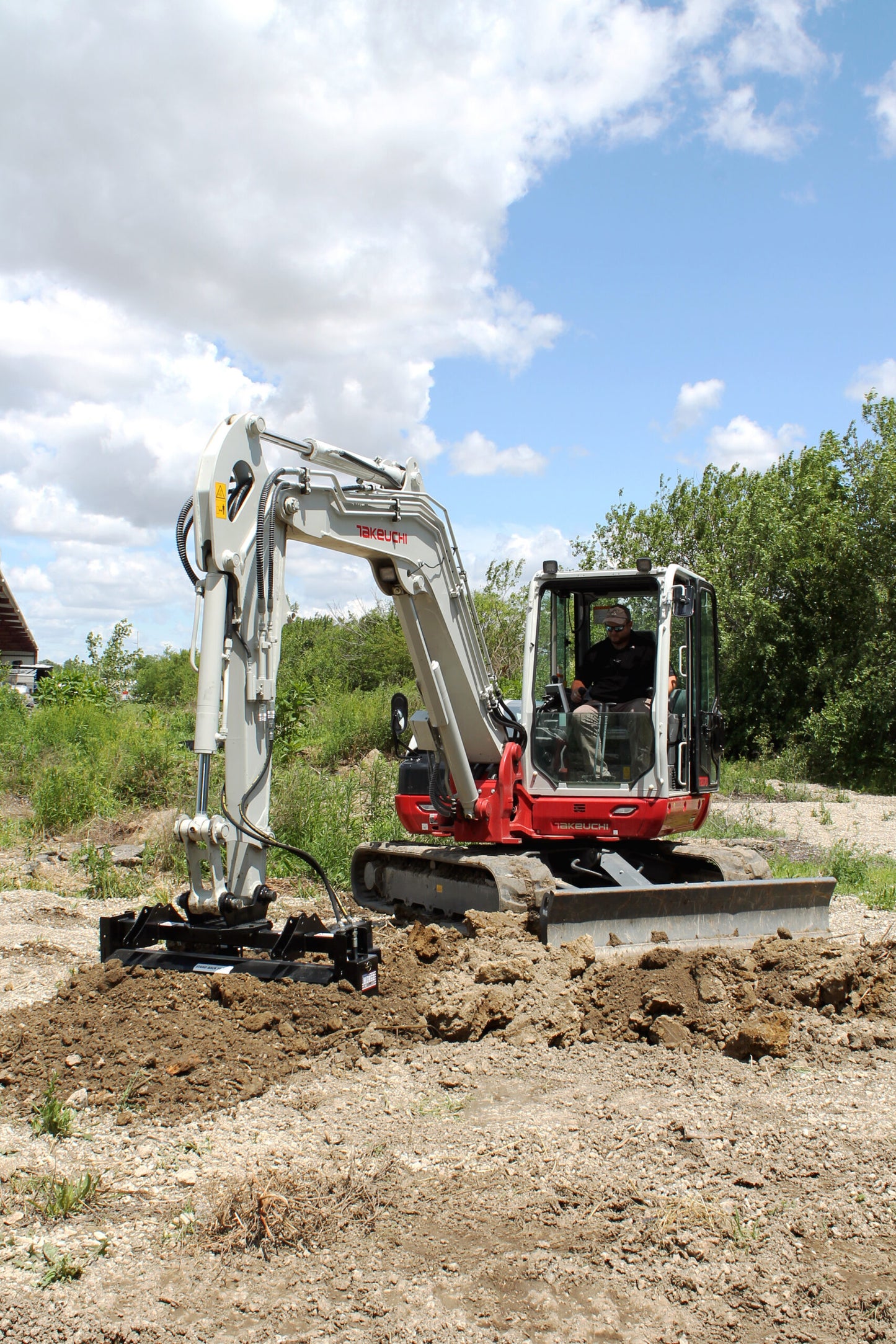 Mongo Attachments Soil Conditioner | Model MPRD148H | Size 48" Drum | 20 GPM | 3,000 PSI | 2.5–8 Ton | For Excavators