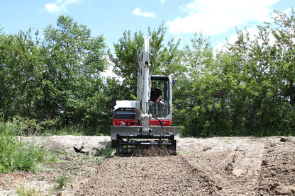 Mongo Attachments Soil Conditioner | Model MPRD148H | Size 48" Drum | 20 GPM | 3,000 PSI | 2.5–8 Ton | For Excavators