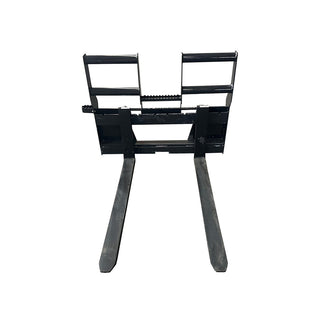 STOUT | HD3 Walk-Through Full Back Pallet Fork Frame & Forks | Class 3 | 10.5K - 12.5K lb Capacity | 48"–96" Forks | For Skid Steers