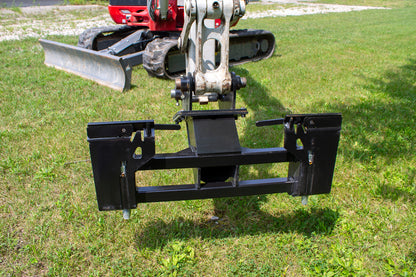 Mongo Attachments Skid Steer Adapter Plate | Model MSSA‑1 | 3–8 Ton | For Excavators