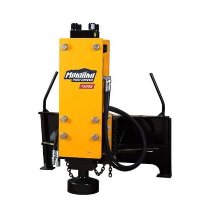 Montana | Post Driver | Models 400E, 750R, 1000E, 1500E | Height 41", 48" & 61" | Width 50" | Hydraulic Flow 7–27 GPM | For Skid Steers
