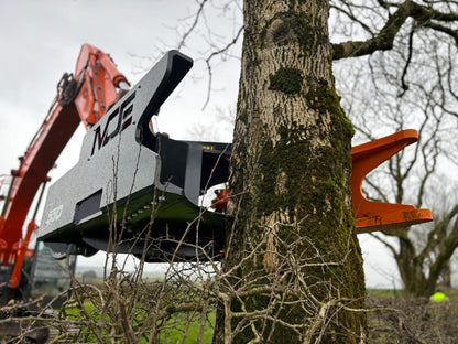 MDE Machinery | Tree Shear With Buncher | Model Koala 150T To Koala 550T | Cutting Capacity 6" To 21.5" Inches | Machine Size 1.5-40 Ton | For Excavator