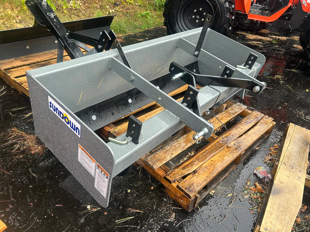 Sundown Box Blade | Model BB100-48 & BB100-60 | 48" & 60" Working Width | Up To 24 HP | For Tractor
