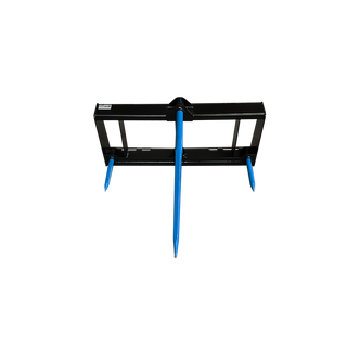 STOUT | Pro Round Bale Spear | Forged 3-Prong Design | 49" Main & 32" Side Spears | Weight 235 Lbs. | For Skid Steer