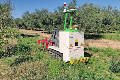 Naio Technologies Jo Autonomous Crawler for Narrow Vines | 100% Electric | GNSS RTK Guidance | Up to 8 Hours Autonomy