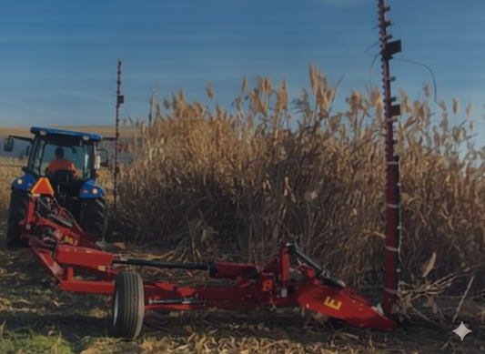 I&J Twin Blade Mower | Model 706 | 102" Width | Hydraulic Transport & Rear Steering | Heavy-Duty Commercial Mowing | For PTO/Engine Powered
