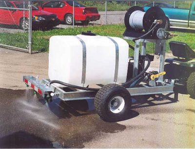 Turbo Turf Brine Sprayers w/ Honda Engine | Model ICS‑50‑P & ICS‑100‑P | Tank Capacity 50 & 100 Gallons | Honda 5.5 HP | Pull Type