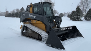 Ignite Attachments Light Material Snow Bucket | Width 84" | Capacity 43.92 Cu. Ft. | Hydraulic Flow Range 13–25 GPM | For Skid Steers