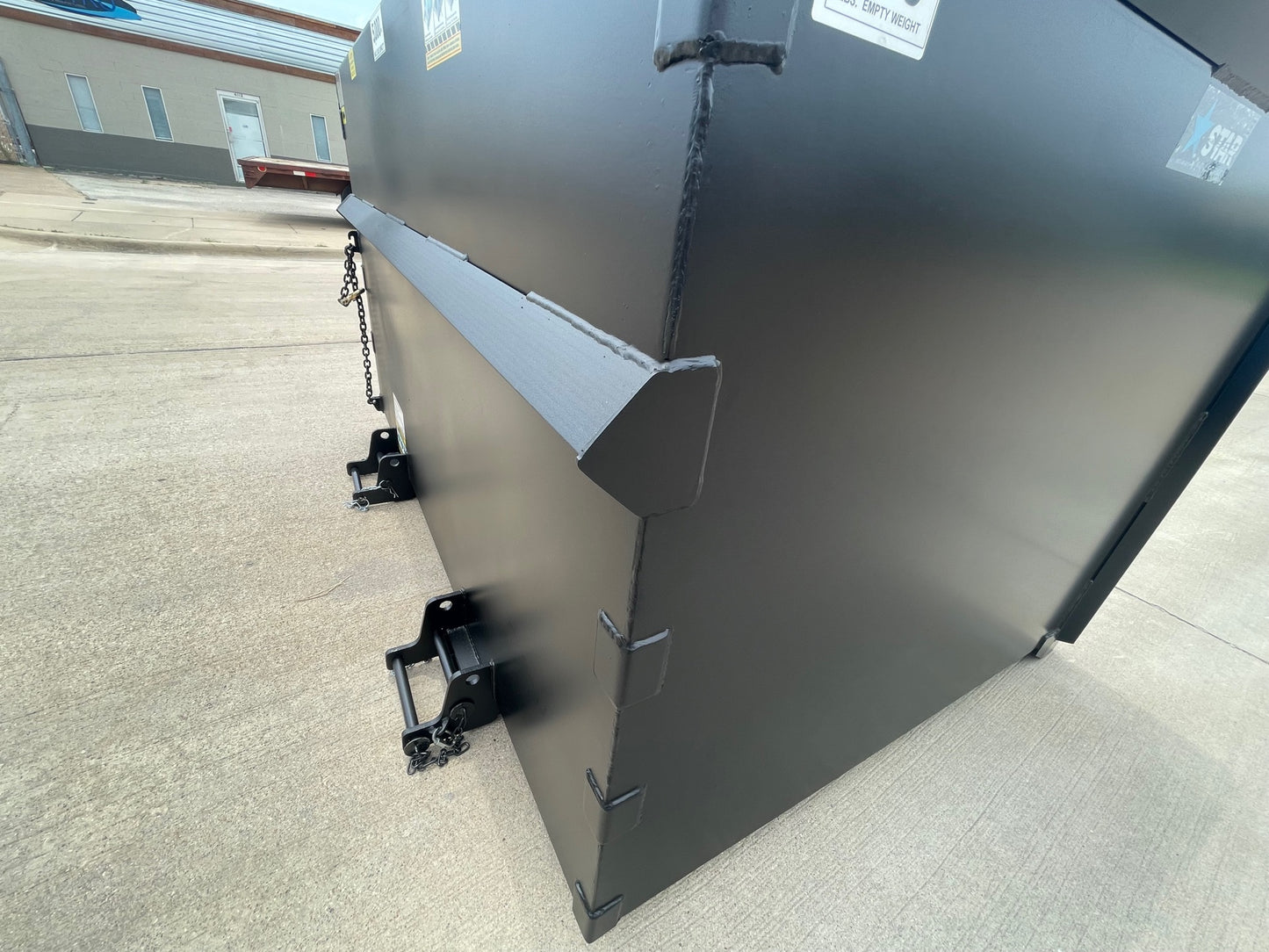 Star Industries Heavy Duty Trash Hopper | Models 1425 & 1430 | Volume 3.7 To 5.0 Cu. Yd. | Capacity 5,000 lb | For Forklift