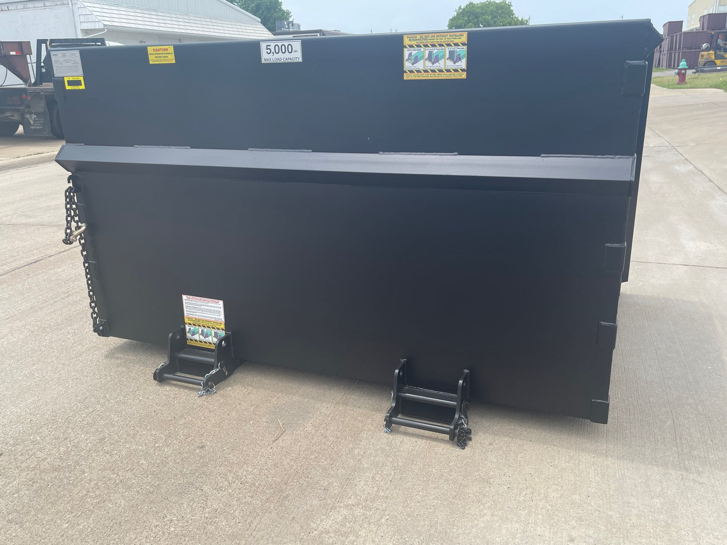 Star Industries Heavy Duty Trash Hopper | Models 1425 & 1430 | Volume 3.7 To 5.0 Cu. Yd. | Capacity 5,000 lb | For Forklift