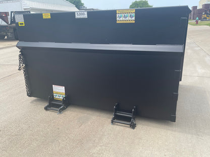 Star Industries Heavy Duty Trash Hopper | Models 1425 & 1430 | Volume 3.7 To 5.0 Cu. Yd. | Capacity 5,000 lb | For Forklift