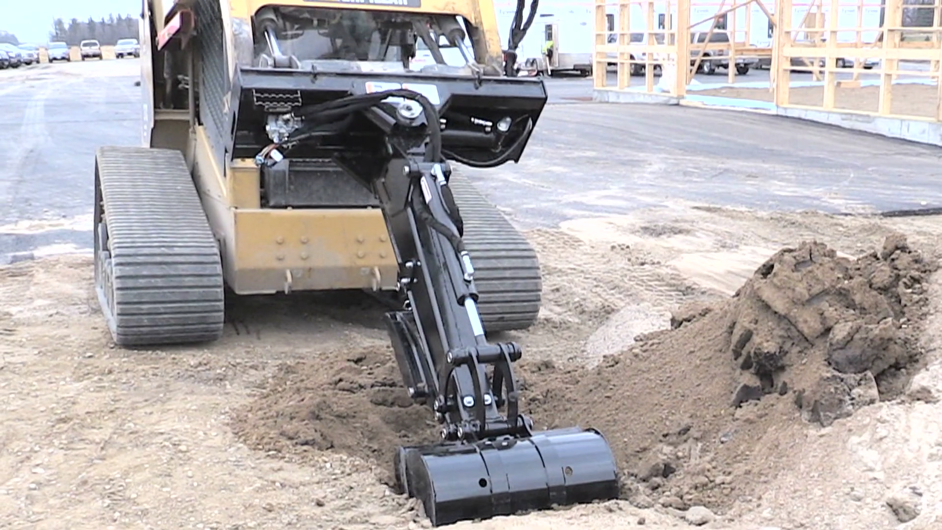 Backhoe Ripping Frost Erskine Industrial Digging Backhoe | Model DB240-S | Digging Depth 6 ...