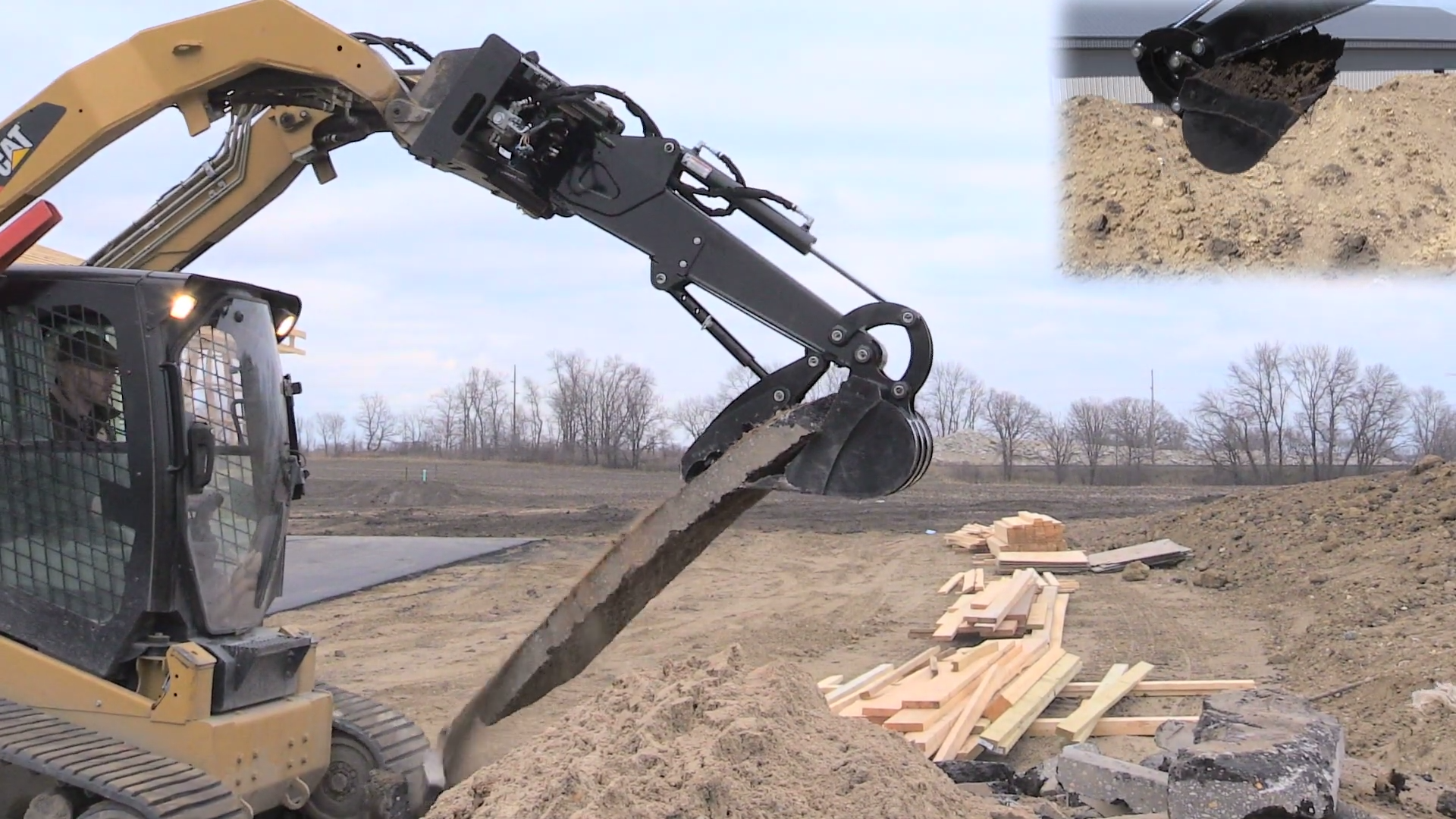Backhoe Ripping Frost Erskine Industrial Digging Backhoe | Model DB240-S | Digging Depth 6 ...