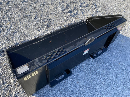 Industrias America Bucket | Width 66" | Height 21.5" | Hydraulic Flow Range 15 To 25 GPM | For Skid Steers
