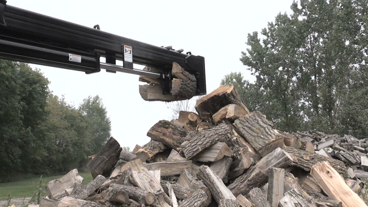 CID Log Splitter Attachment | Model Inverted & Horizontal | Width 14.5-18.5 inches | For Skid Steer