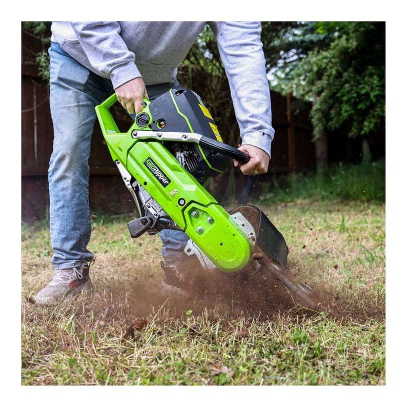 Mini Trencher GeoRipper®20 Portable Handheld Trencher | Model GR520 | 20" Depth | 4.7 HP | 2" Trenching Width