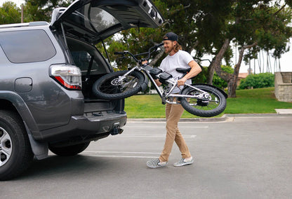 JackRabbit | Micro Electric Bike | Model MG Renegade | Lightweight Micro Hauler | 20” & 24” Off-Road Tires | 749W Cargo Motor | 48+ Mile Range | For Urban Commutes, Off-Road, Utility Hauling