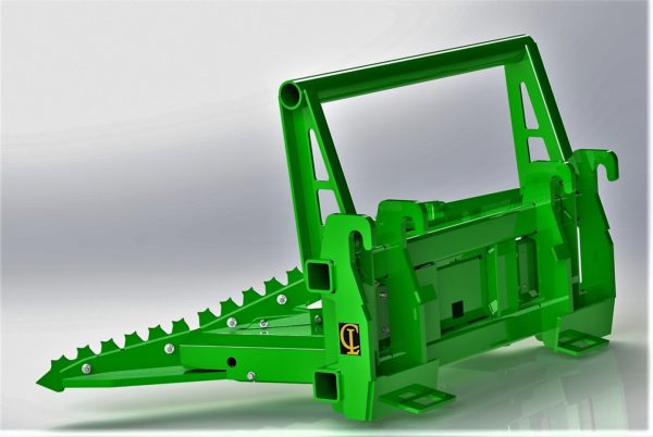 CL Fabrication Challenger Tree Puller | Width 38" inches | Oil Flow Range 15-25 GPM | For Skid Steers
