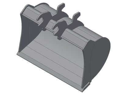 TAG Ditch Bucket | Wedge Lock Grading | 30"–48" Width | 125–600 lbs | 1.5–7 Ton | For Deere & Hitachi Excavators