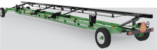 HORST WAGONS 4‑Wheel Steer Draper Header Wagons | Model CHCFX Series | 33′-52′ Top Rail | Horsepower ~100 HP Recommended | For Tractor Tow