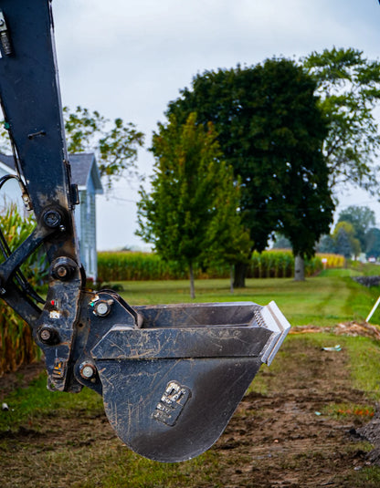 Werk-Brau Ditching & Grading Bucket | Widths 48–84" | 12–50 Tons | For Excavators