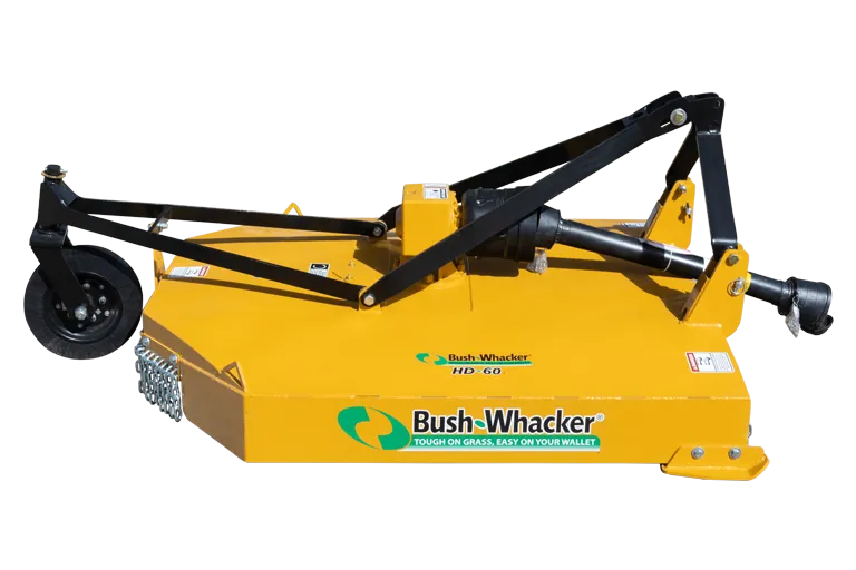Bush Whacker Single Spindle HD Brush Cutter | Model HD-60 | Width 60" inches | Horsepower 25 HP | For Tractors