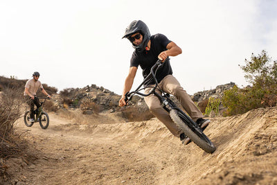 JackRabbit | Micro Electric Bike | Model XG Pro | 20” Suspension Tires | 749 W Hub Motor | 48+ Mile Range | 37 lb Lightweight Frame | For Urban Commuting, Travel & Off-Road Fun
