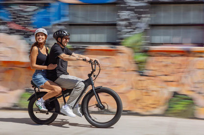 JackRabbit | Micro Electric Bike | Model MG Doble | Lightweight 2-Up Electric Micro Hauler | 20” & 24” Street Tires | 749W Cargo Motor | 48+ Mile Range | For Urban, Travel & Everyday Missions