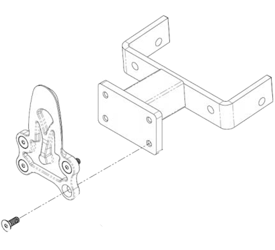 Umount Utility Vehicles & Golf Cart Mounts | Proprietary Tool-less Mounting System | Universal Compatibility | For Club Car, John Deere & Toro Vehicles