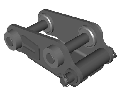Werk-Brau Kubota Style Quick Coupler |  2–8 Tons | For Mini Excavators & Backhoes