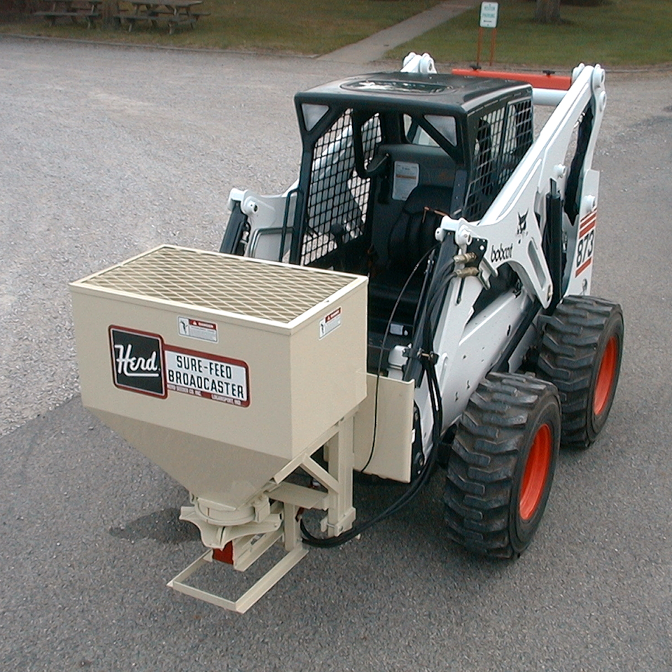 HERD Model 750SSS SALT/SAND SPREADER FOR SKID STEER LOADERS