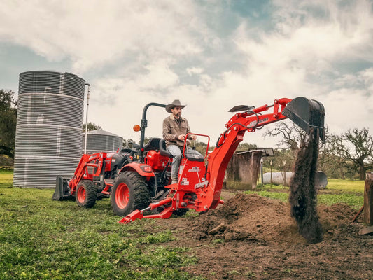 KIOTI | Hydrostatic Cab Tractor with Loader | CK4020SE | 54.5" Width | 39.6 HP | For Compact Agricultural and Landscaping Tasks