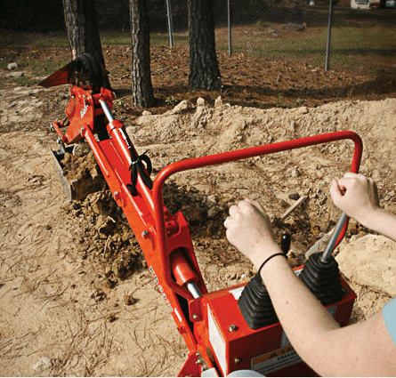 Kioti KB2465 Backhoe Attachment | 76” Digging Depth | 180° Swing Arc, Compatible With CX2510 Series